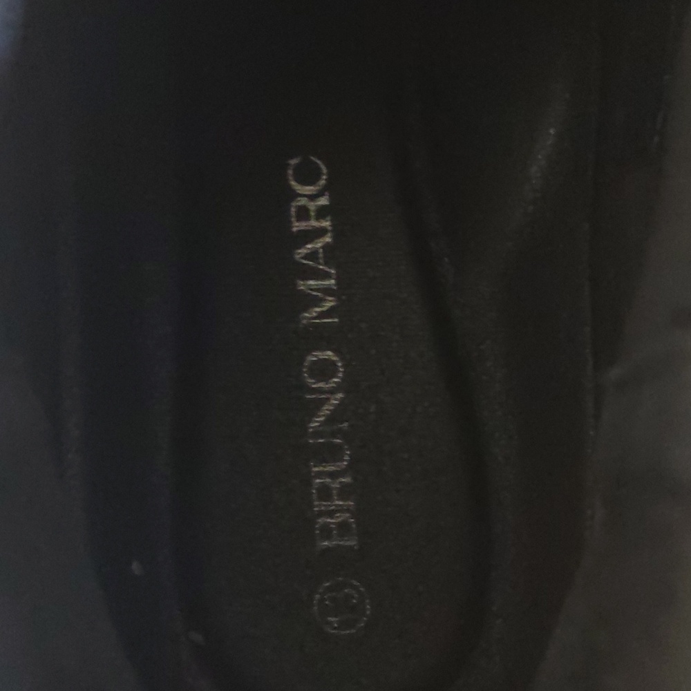Black Leather Bruno Marc Mens Boots - Size 13 - Picture 5 of 10